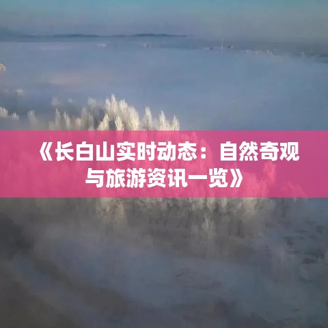 《长白山实时动态：自然奇观与旅游资讯一览》