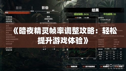 《暗夜精灵帧率调整攻略：轻松提升游戏体验》