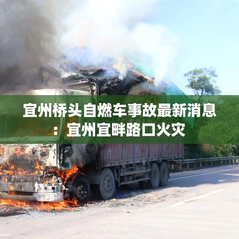 宜州桥头自燃车事故最新消息：宜州宜畔路口火灾 