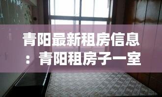 青阳最新租房信息：青阳租房子一室一厅 