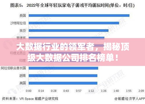 大数据行业的领军者，揭秘顶级大数据公司排名榜单！