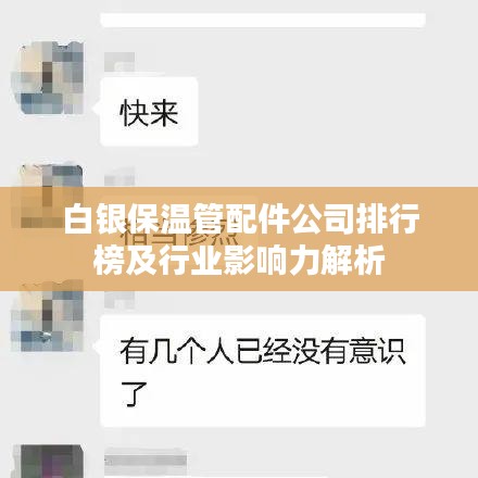 白银保温管配件公司排行榜及行业影响力解析