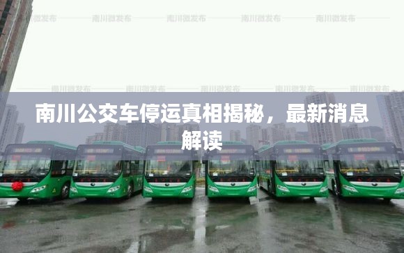 南川公交车停运真相揭秘，最新消息解读