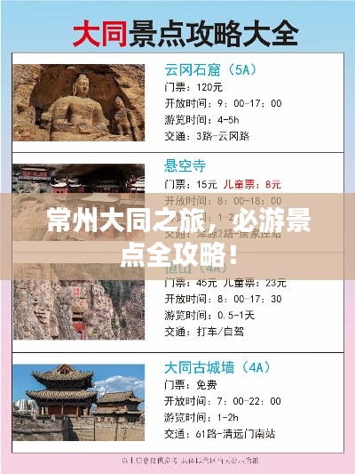 常州大同之旅，必游景点全攻略！