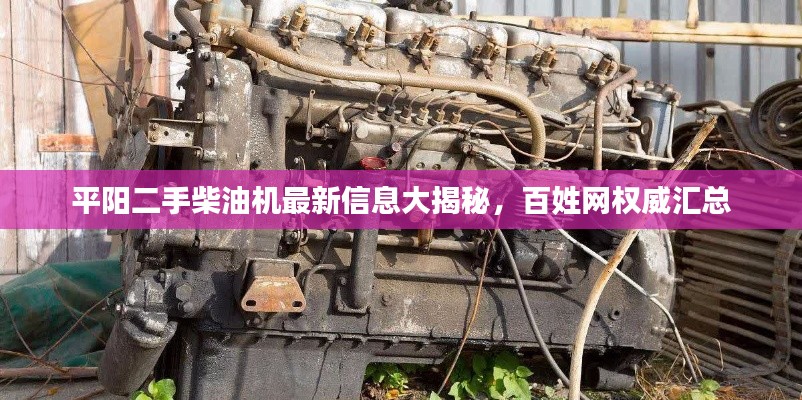 平阳二手柴油机最新信息大揭秘，百姓网权威汇总