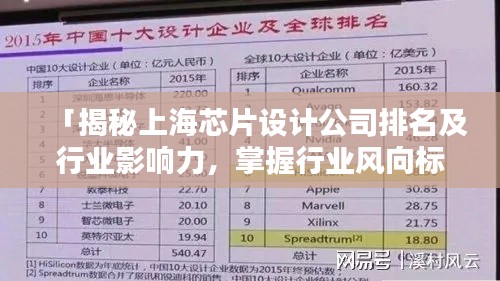 「揭秘上海芯片设计公司排名及行业影响力，掌握行业风向标！」