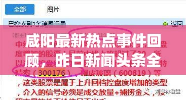 咸阳最新热点事件回顾，昨日新闻头条全解析