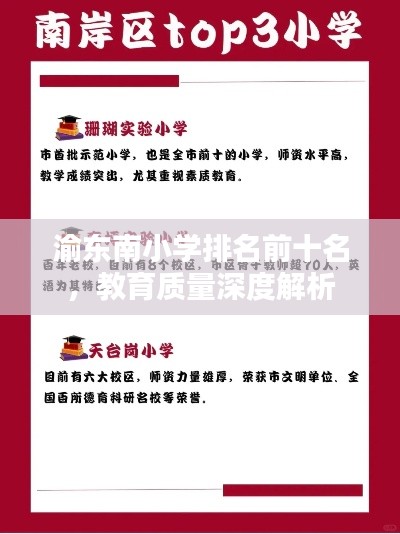 渝东南小学排名前十名，教育质量深度解析