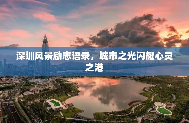深圳风景励志语录，城市之光闪耀心灵之港