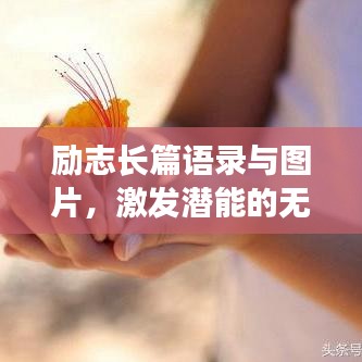 励志长篇语录与图片，激发潜能的无限力量！