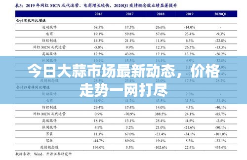 今日大蒜市场最新动态，价格走势一网打尽
